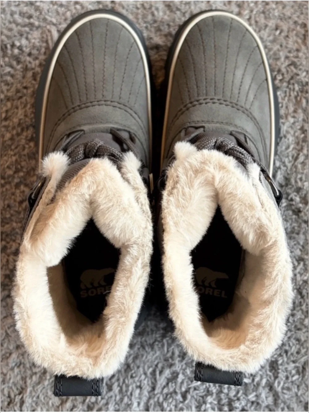 ✨$80✨NWT•SOREL Women's Tivoli V Waterproof Boot | Quarry, Grill 7.5